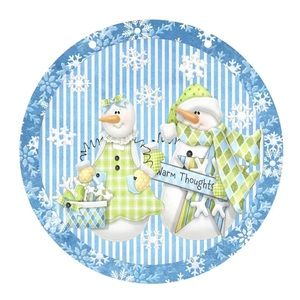 Winter Snowman Wooden Sign Snowman Wall Decor Winter Home Decor